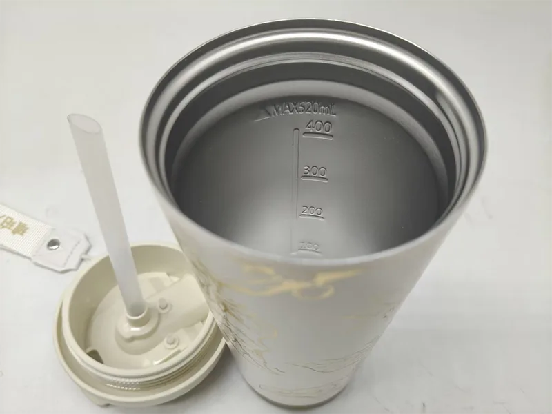 Insulated Coffee Mug with Leak Resistant Lid and Handle